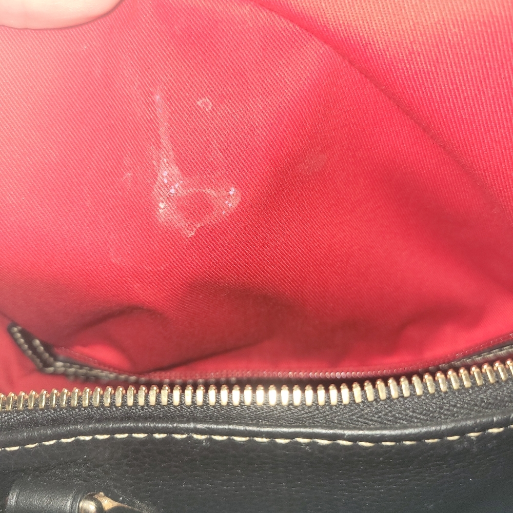 Dooney & Bourke Leather Satchel Purse - Picture 7 of 9